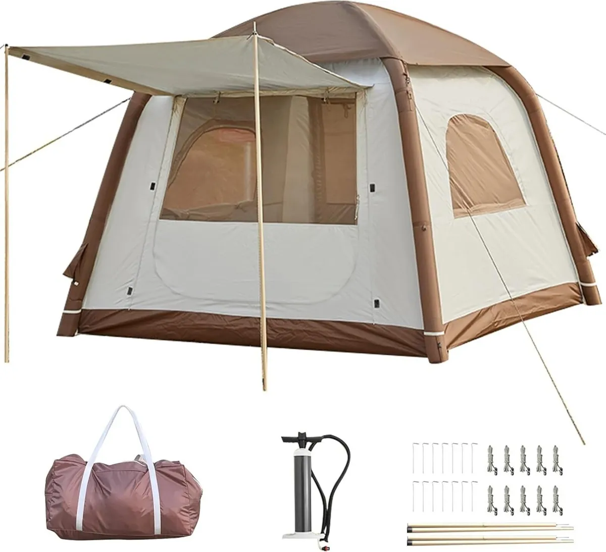 Inflatable Tent with Rainfly 2/4/6/8 Person tents - Image 1