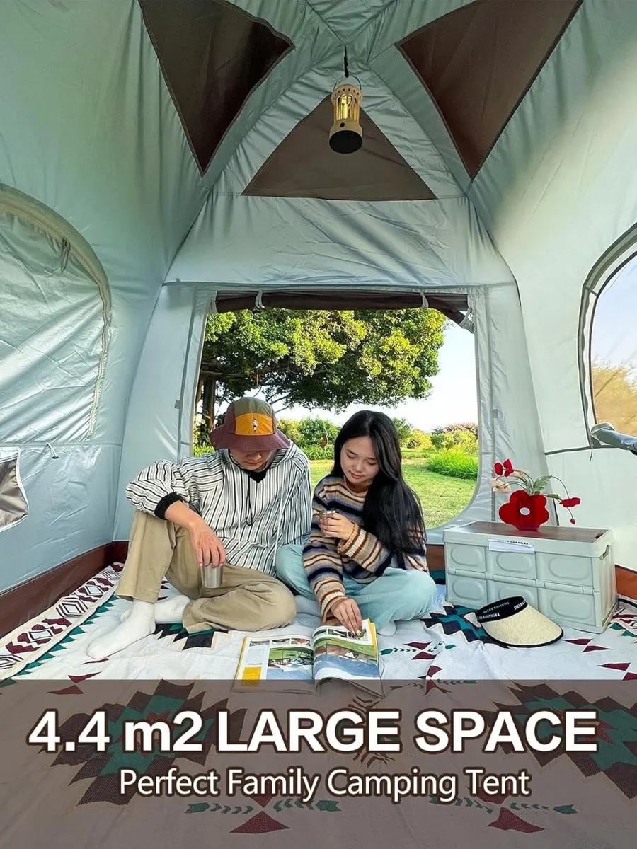 Inflatable Tent with Rainfly 2/4/6/8 Person tents - Image 4