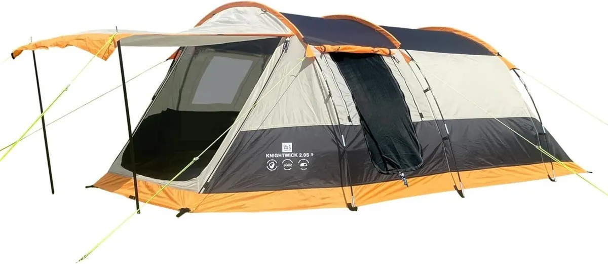 Outdoor Leisure Products 3 Berth Tunnel Tent with - Image 1