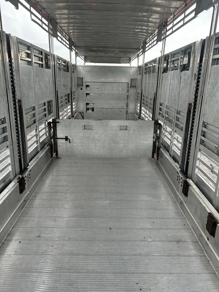 2014 Pezzaioli 3 Deck Livestock Trailer - Image 4