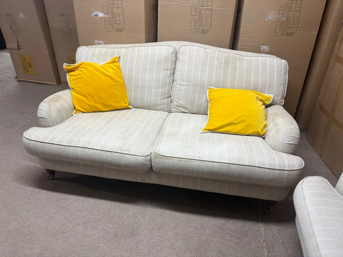 Two seater + arm chair - Image 2