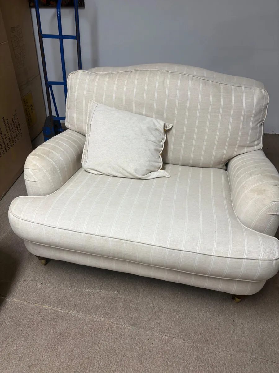 Two seater + arm chair - Image 4