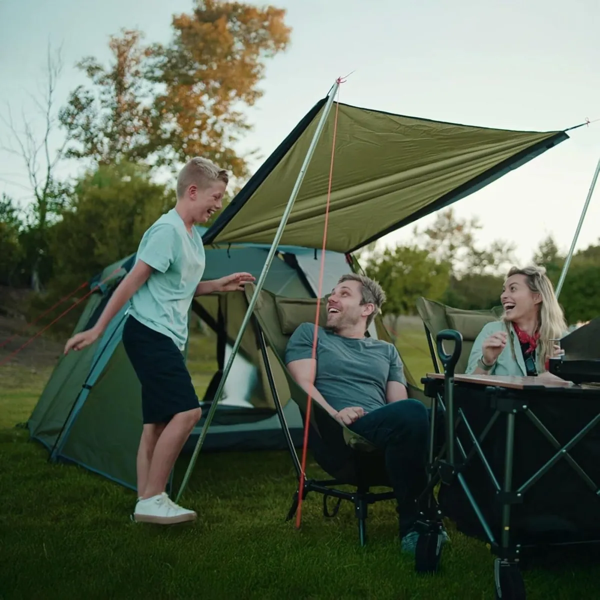 Pop Up Tent 4 Person: Waterproof Car Camping with - Image 4