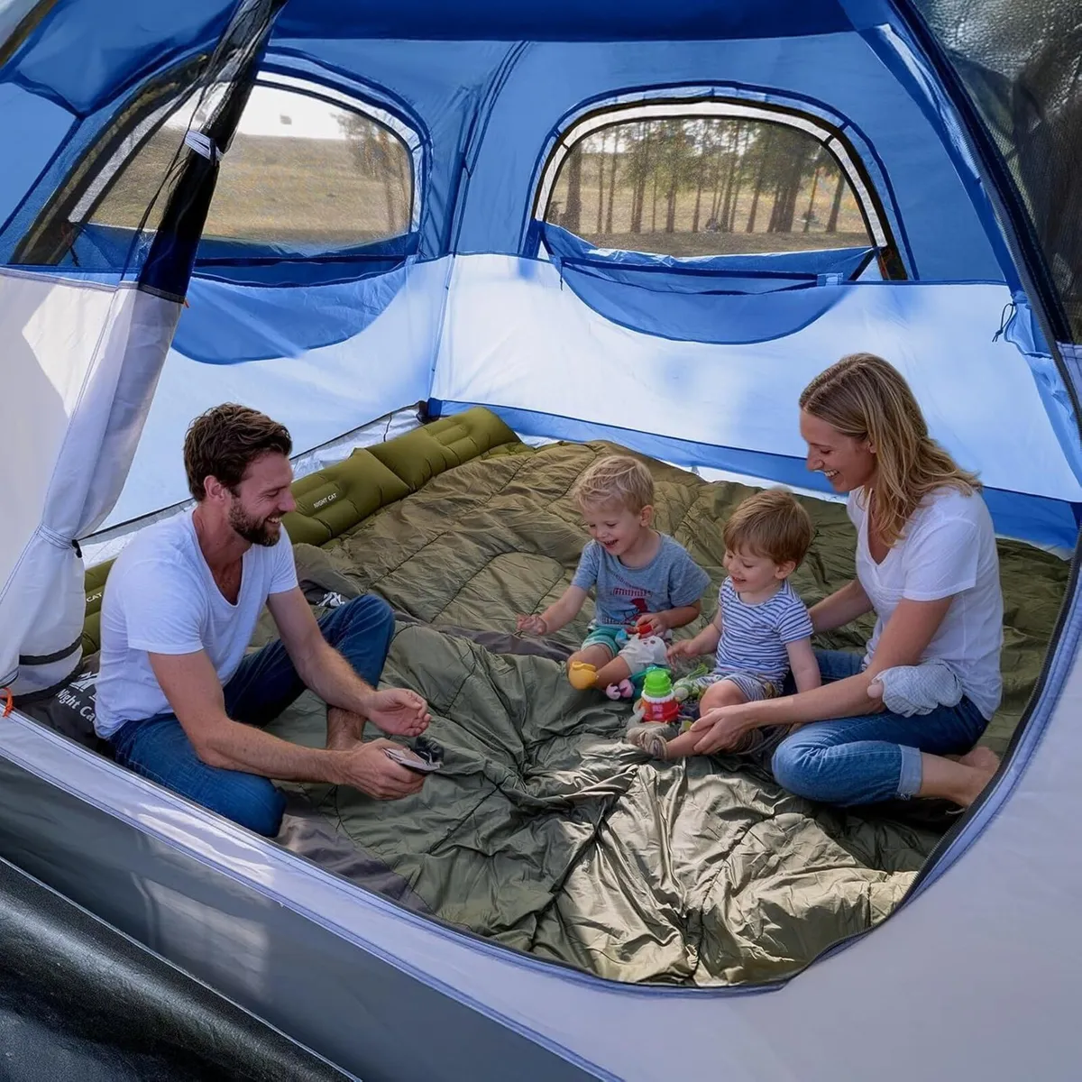 Pop Up Tent for 3 4 Man: Waterproof Camping Easy - Image 2