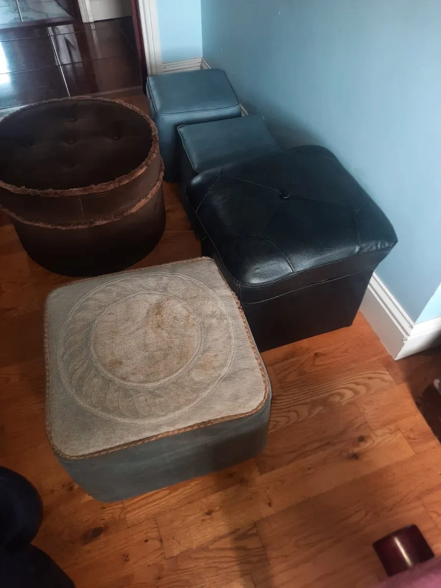 Vintage footstools - Image 3