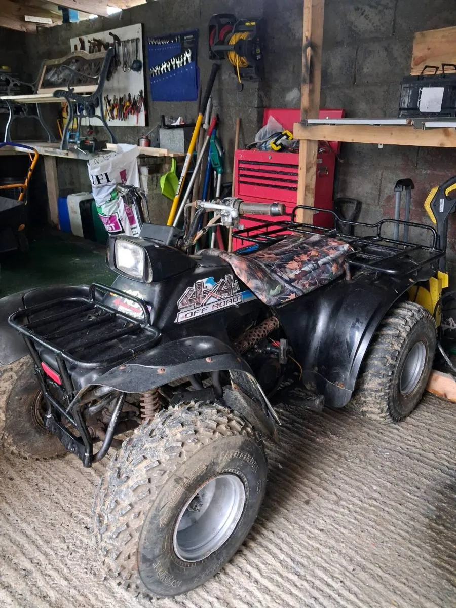 Kawasaki bayou farm quad - Image 3