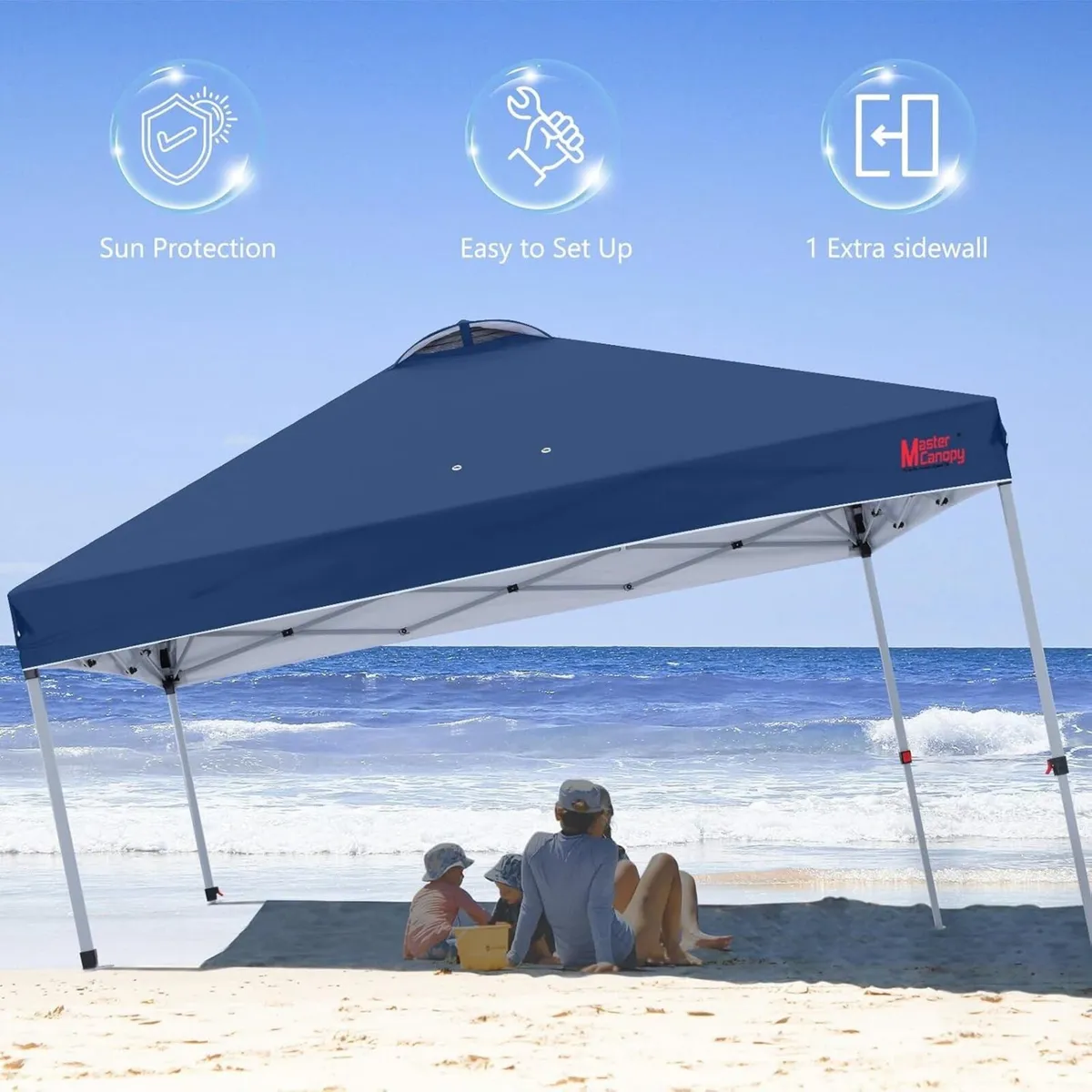 Durable Ez Pop-up Gazebo Tent with 1 Sidewall - Image 3