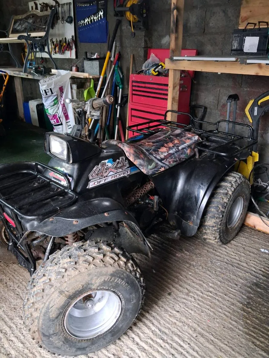 Kawasaki bayou farm quad - Image 2