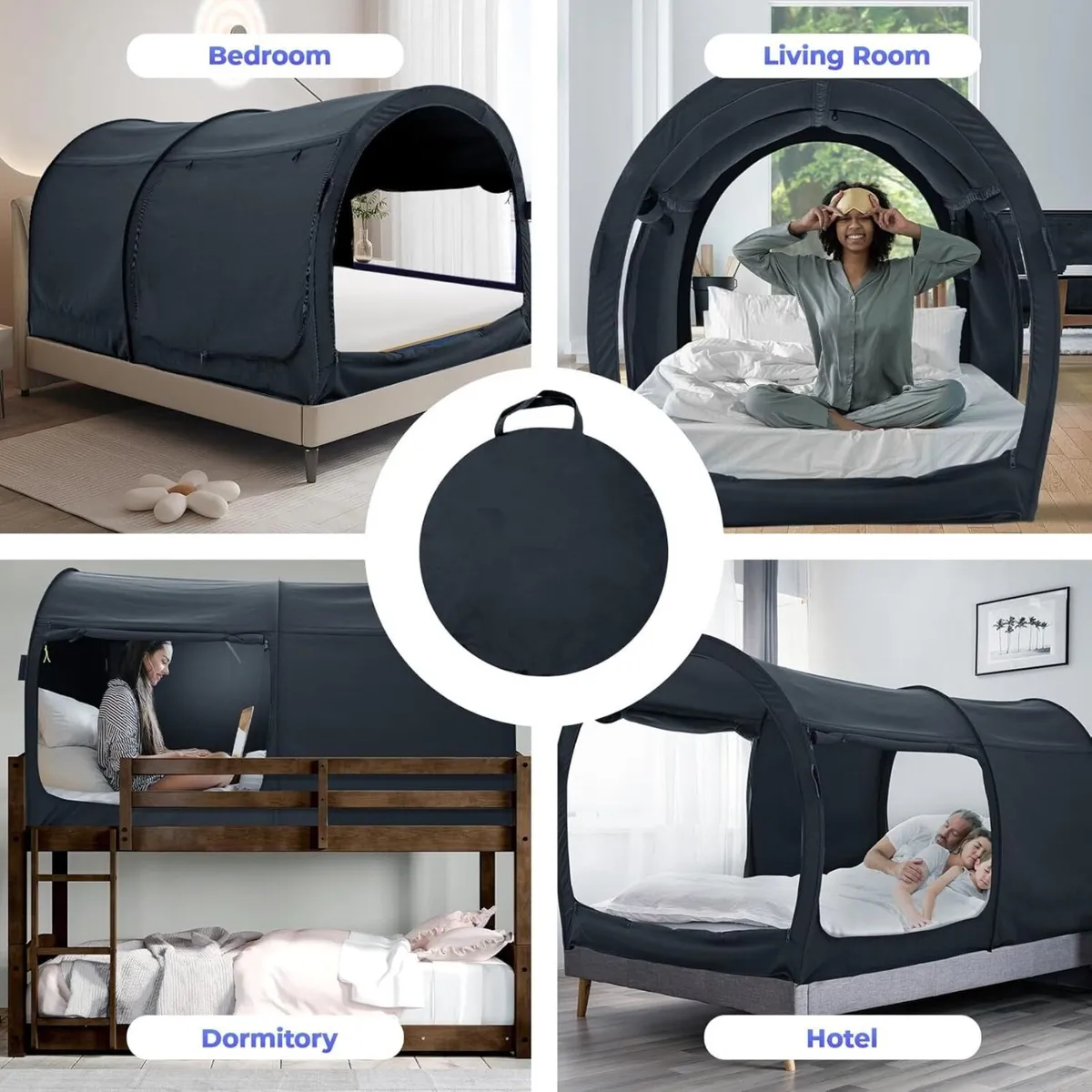 Bed Canopy Tents Dream Privacy Space Single Size - Image 2