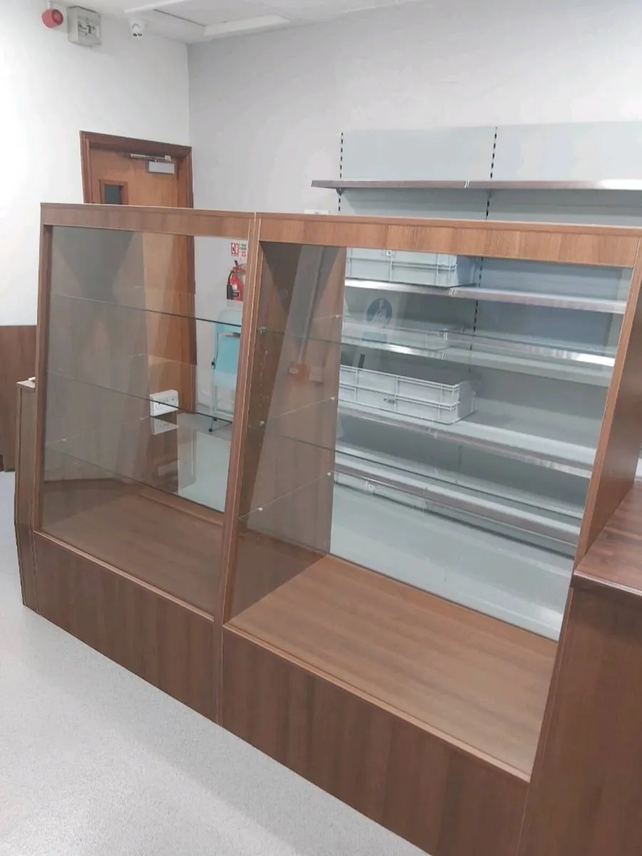 Shop contents..display fridge .metal shelving - Image 4