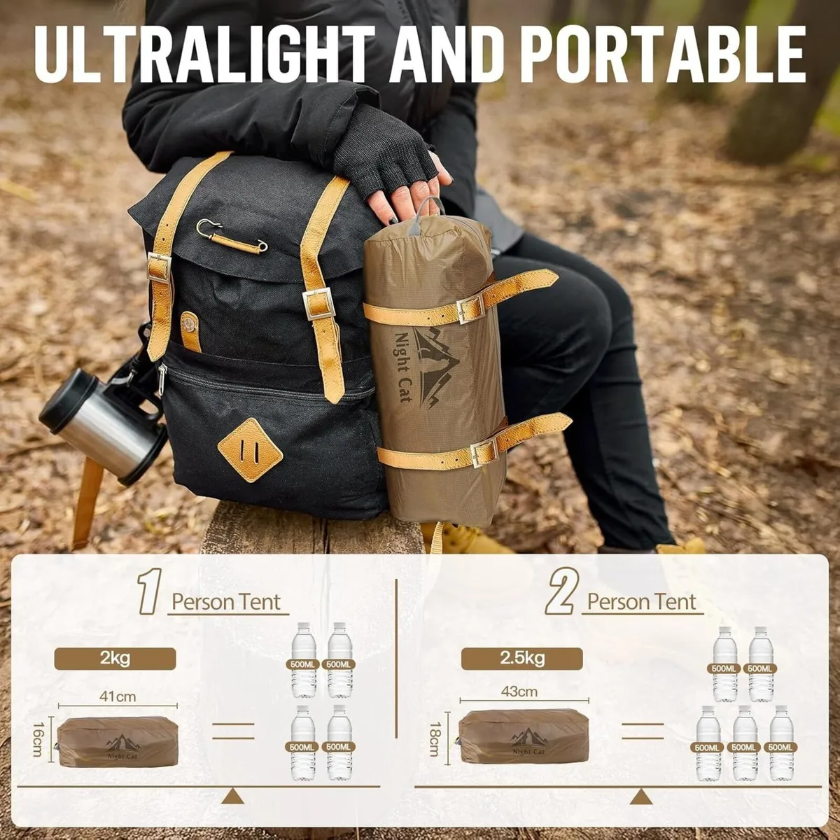 1 2 Man Tent Ultralight: Backpacking Person - Image 3