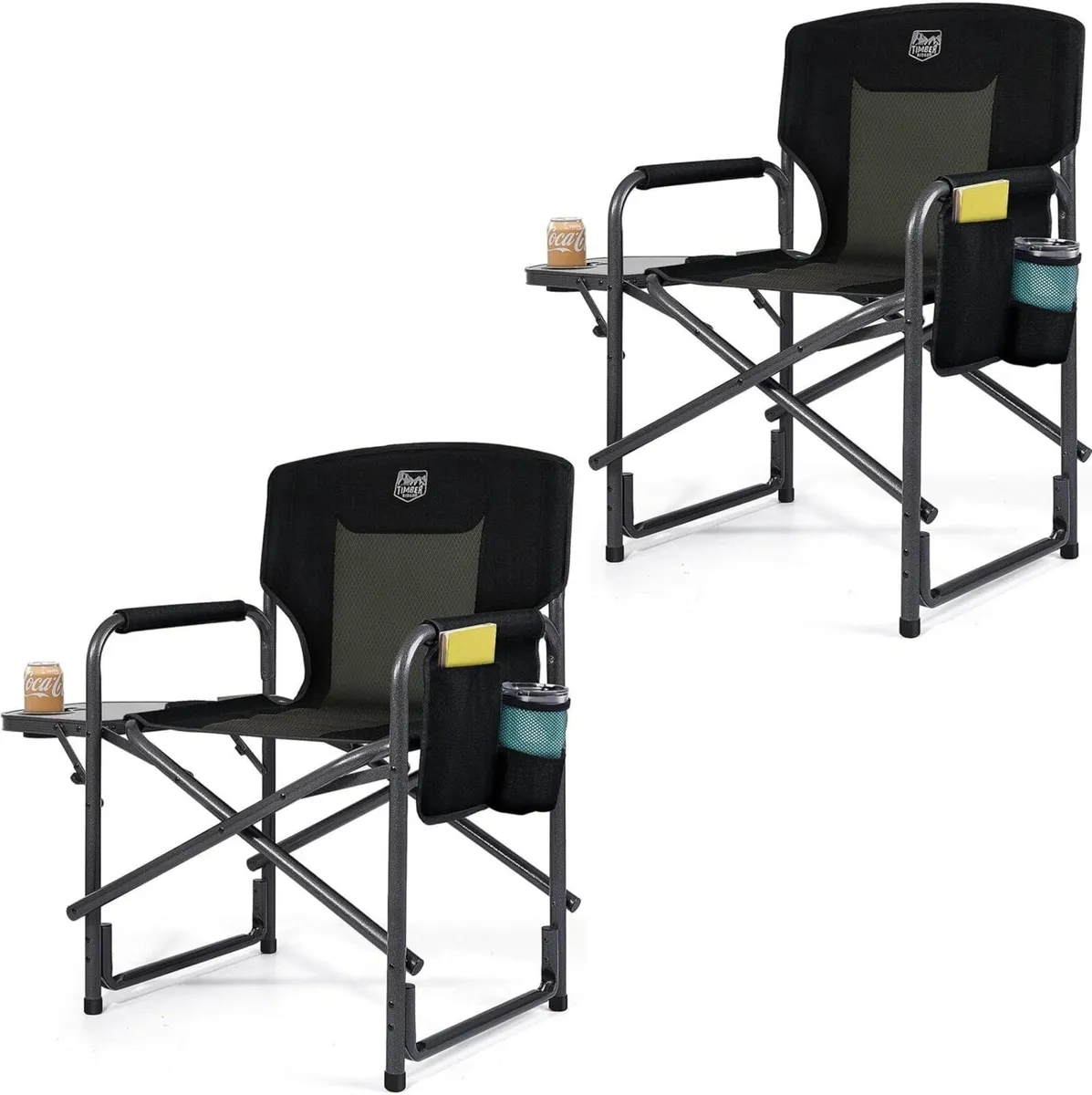 Camping Chairs for Adults 180kg Heavy Duty Set of - Image 1
