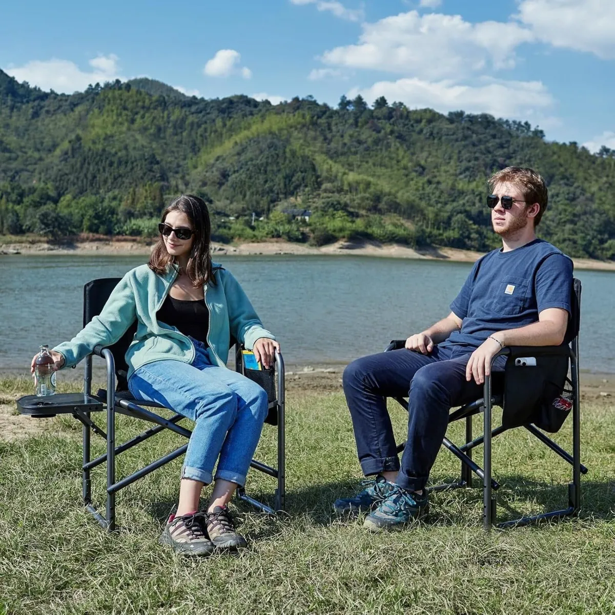 Camping Chairs for Adults 180kg Heavy Duty Set of - Image 2