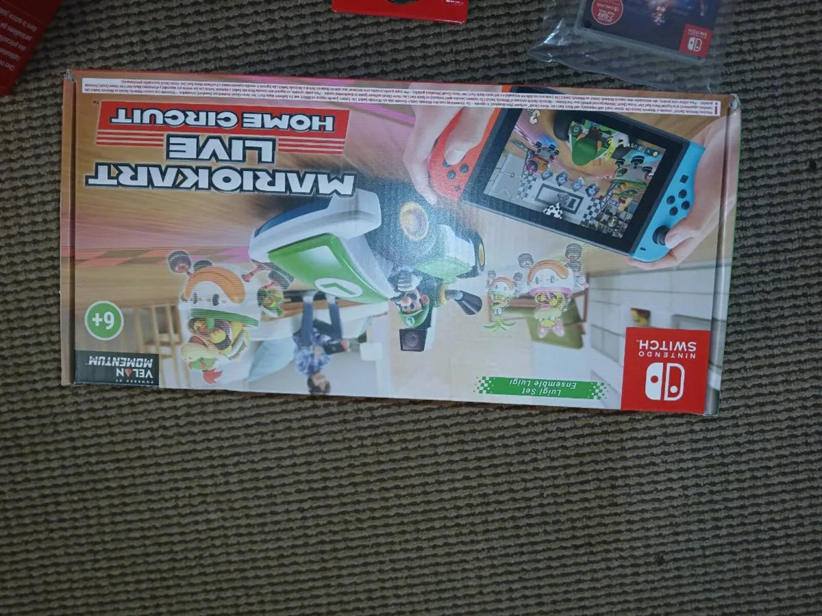 Nintendo switch c/w sports game, just dance and ma - Image 2