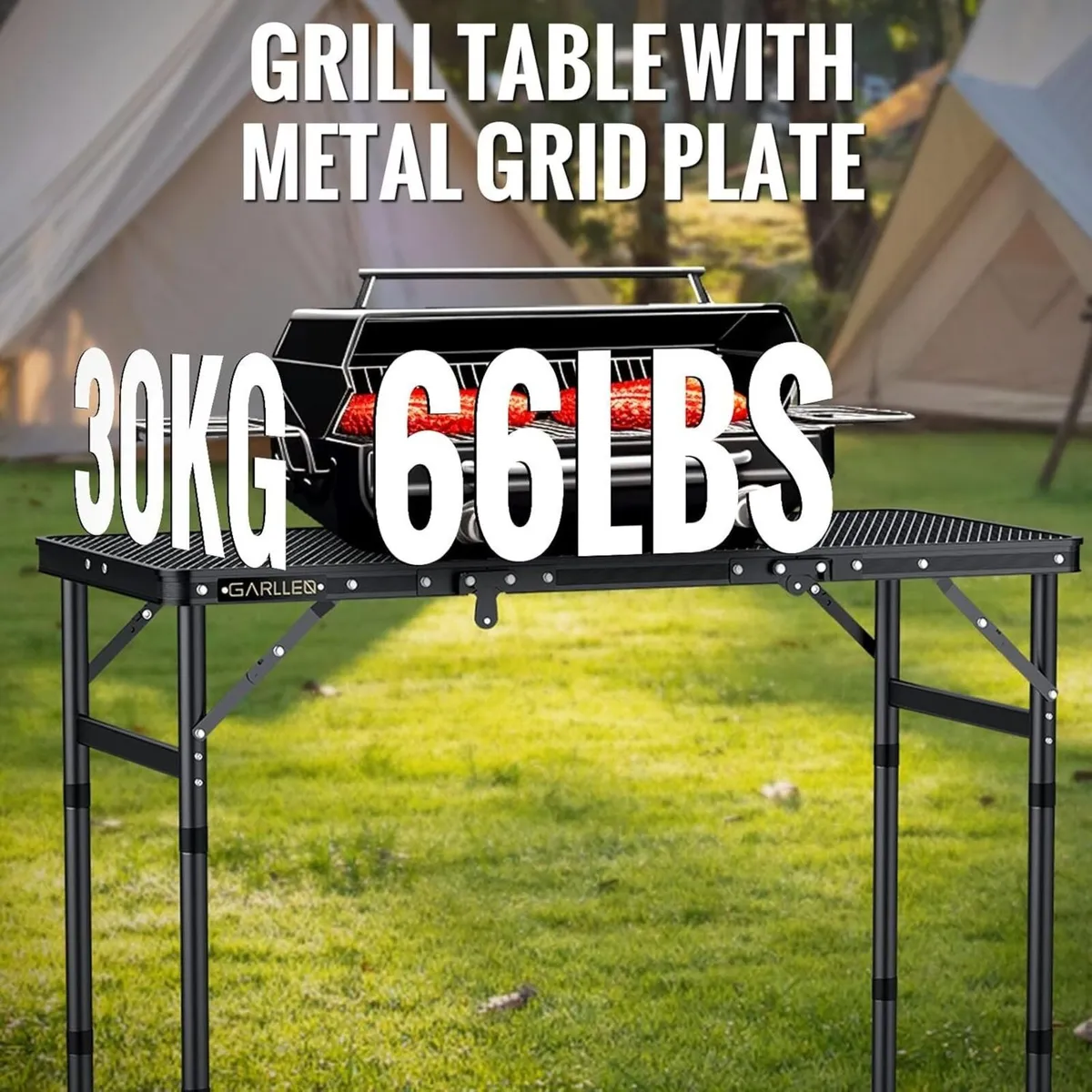 Folding Camping Table 66LBS Load Capacity - Image 3
