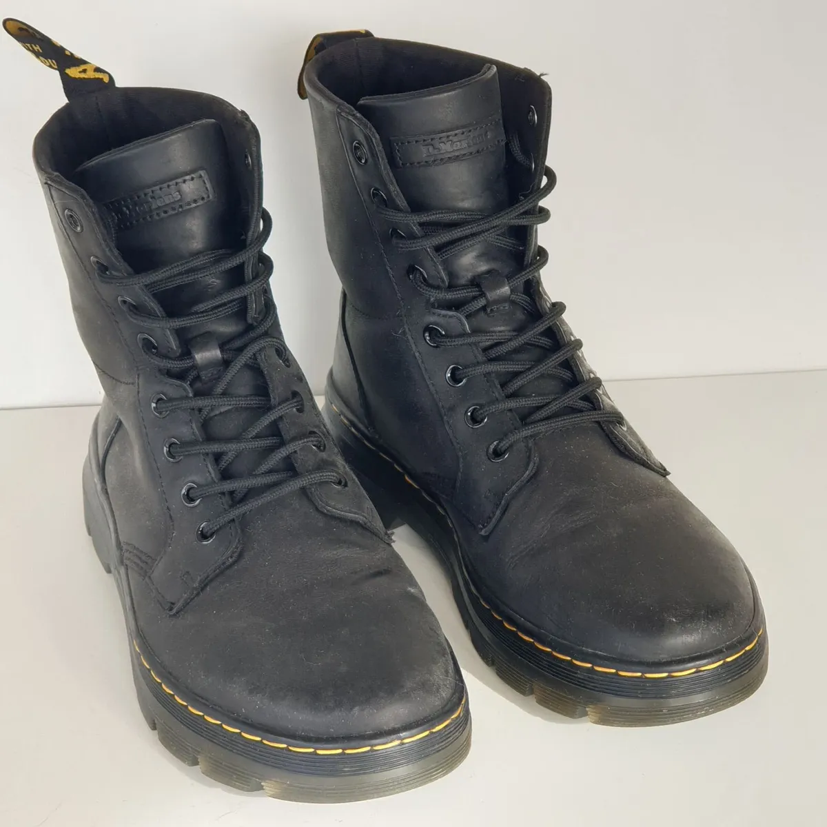 Dr Martens combs soft leather 8 eye boot size 8 - Image 1