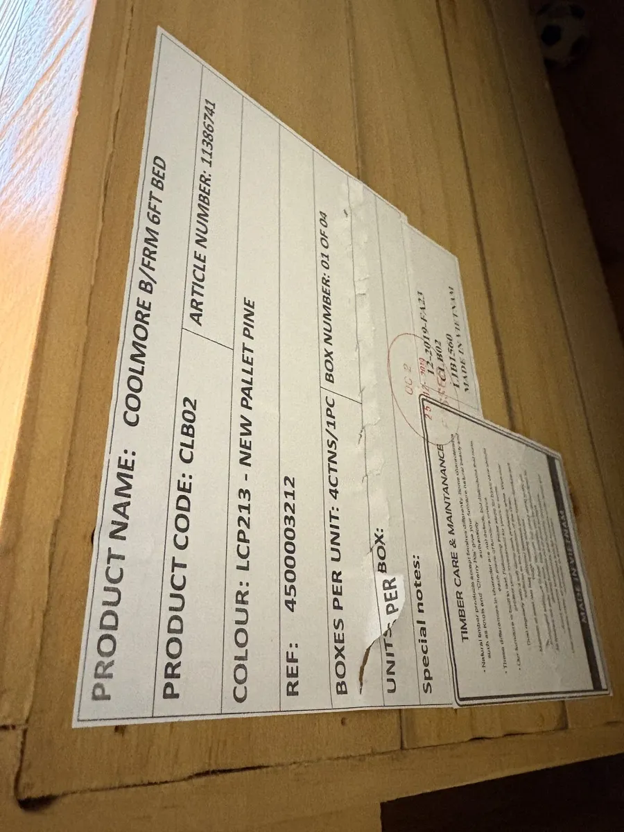 Super King size bed / Coolmore Harvey Norman - Image 3