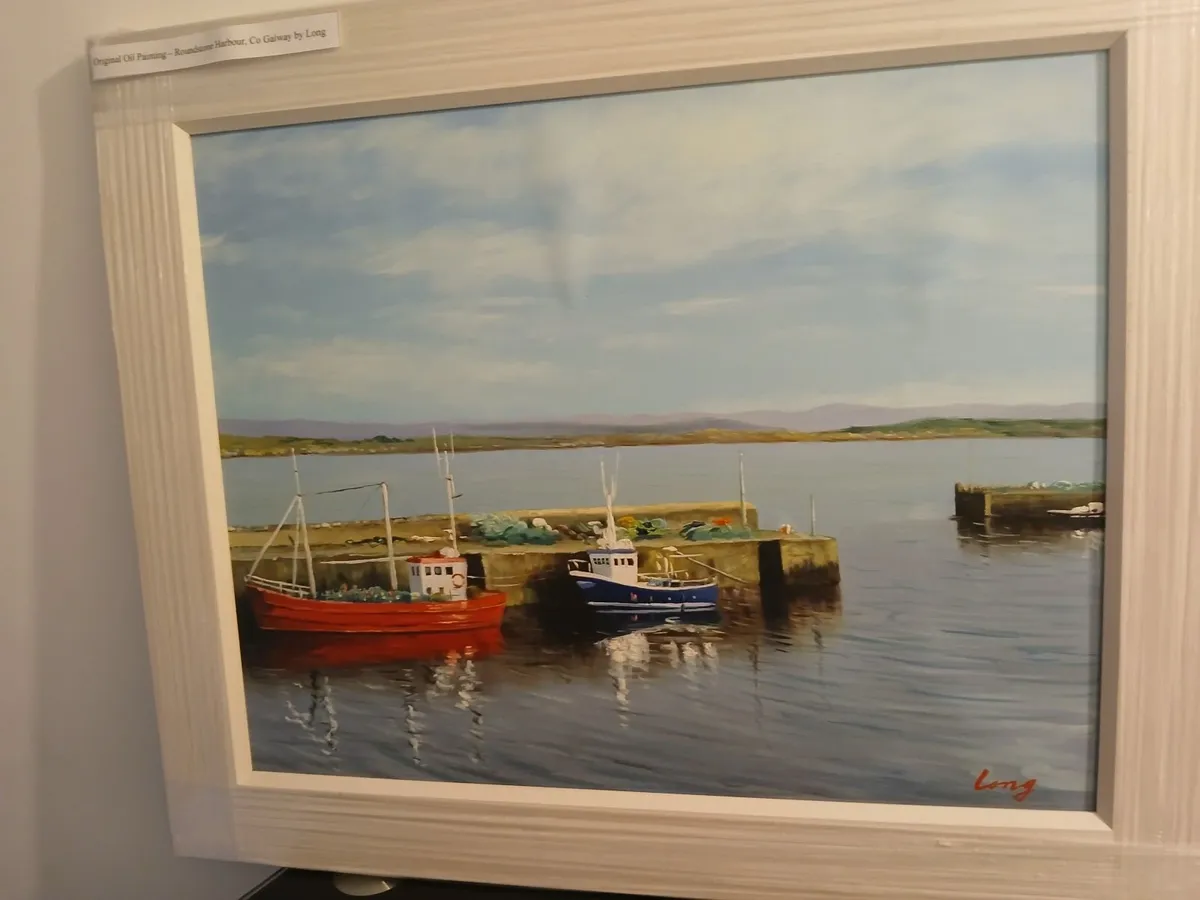 Painting  🖼  roundstone harbour connamara - Image 1