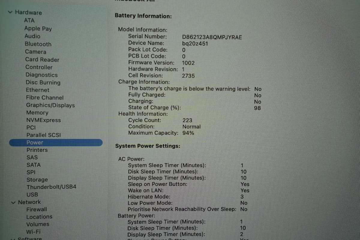 MacBook Air 13" M1 | 2020 | 8GB | 256GB | 94% Batt - Image 3