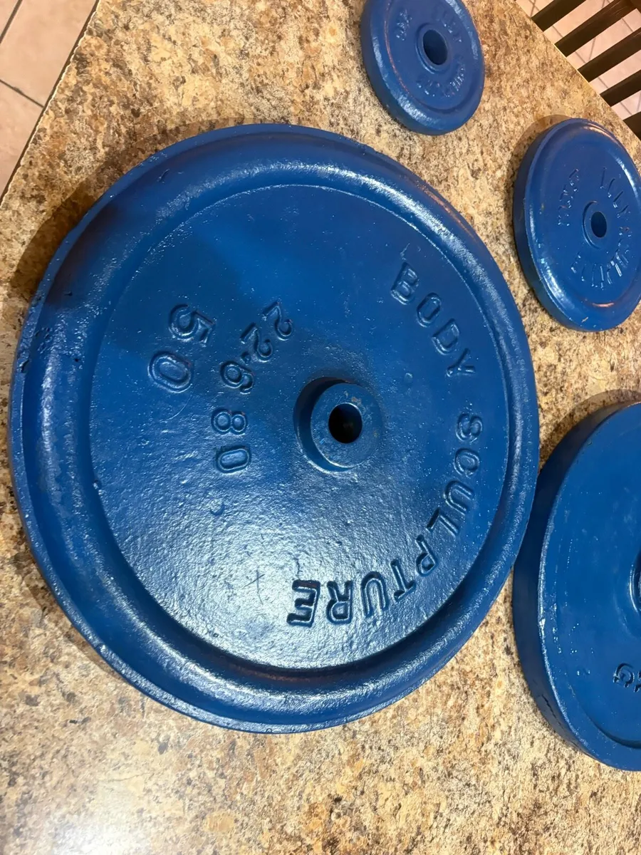 METAL WEIGHT PLATES, 22KG,20KG,6KG,2KG - Image 2
