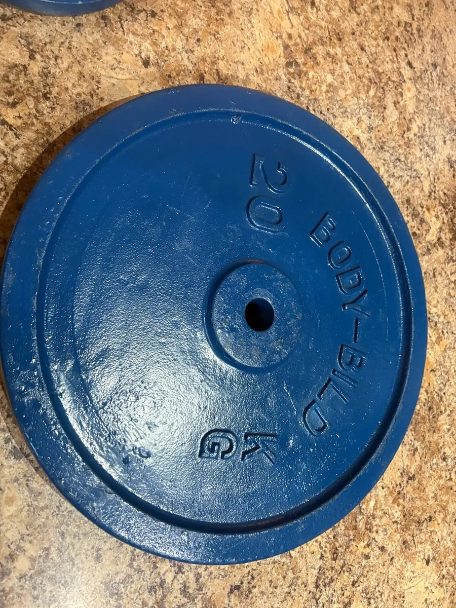 METAL WEIGHT PLATES, 22KG,20KG,6KG,2KG - Image 3