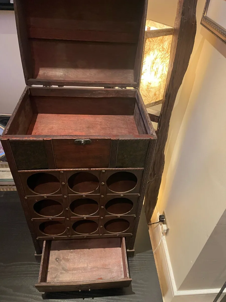 Gorgeous Vintage Table Top Wine Rack - Can Deliver - Image 1