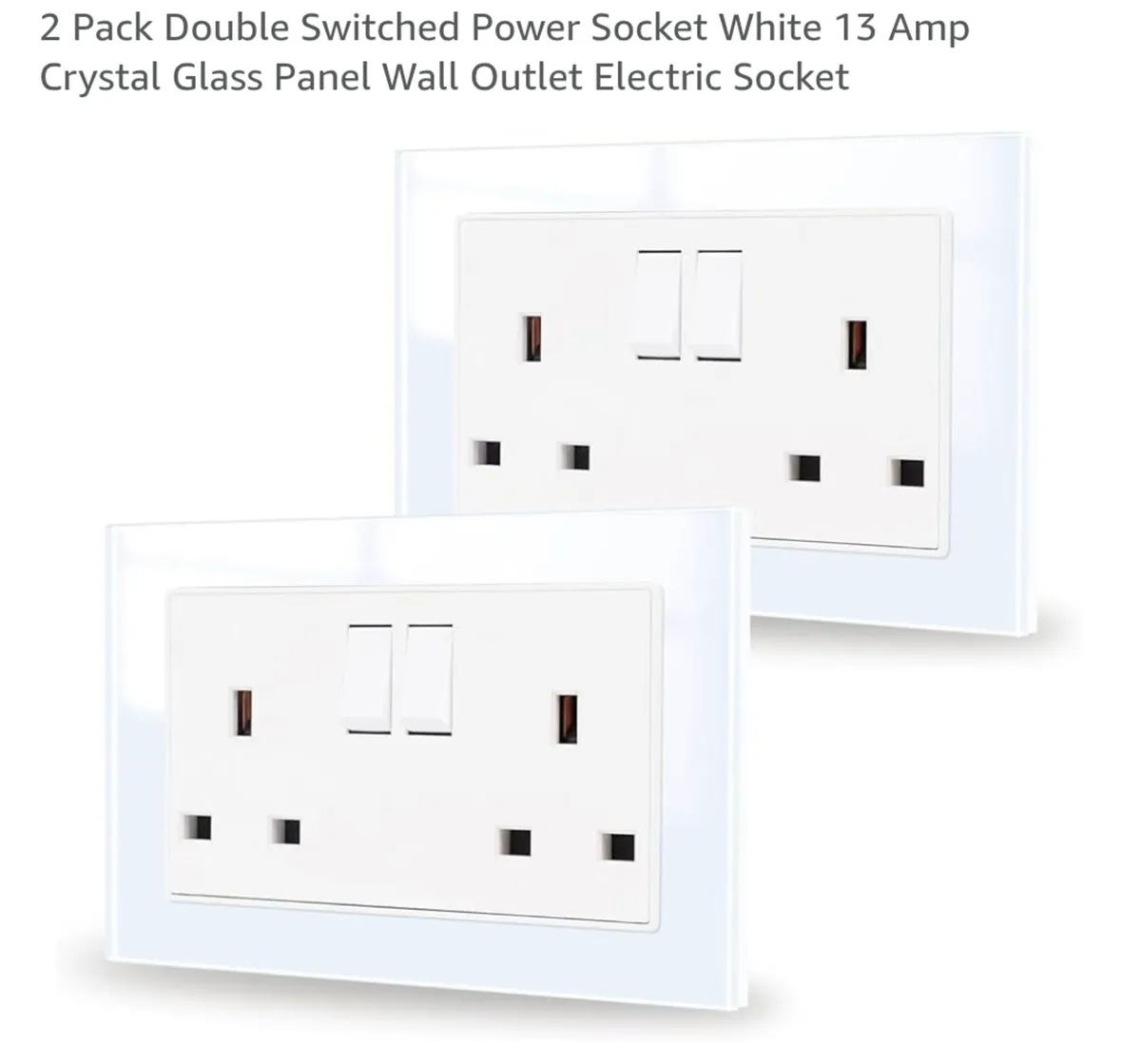 2pk double switched socket - Image 1