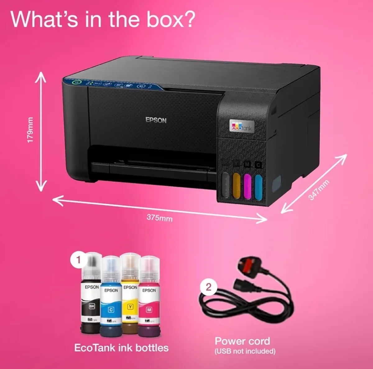 Epson Eco Tank ET-2861 Multifunction WiFi Printer - Image 2