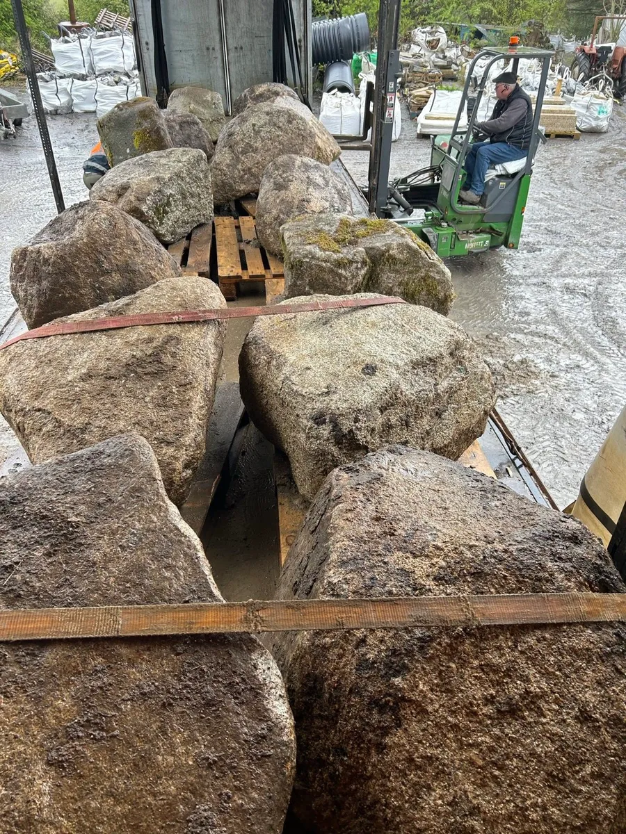 20 large Glacial Granite Round Landscape Boulders - Image 3