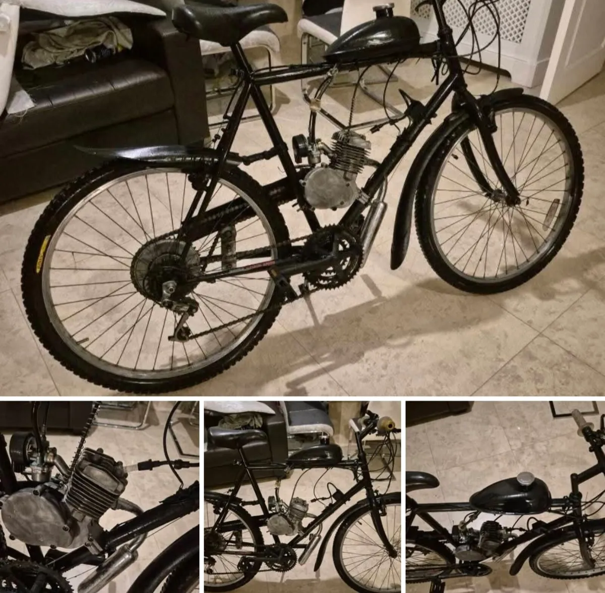 ADULTS PETROL ENGINE BIKE 8OCC  NEEDS FUEL LINE RE - Image 1