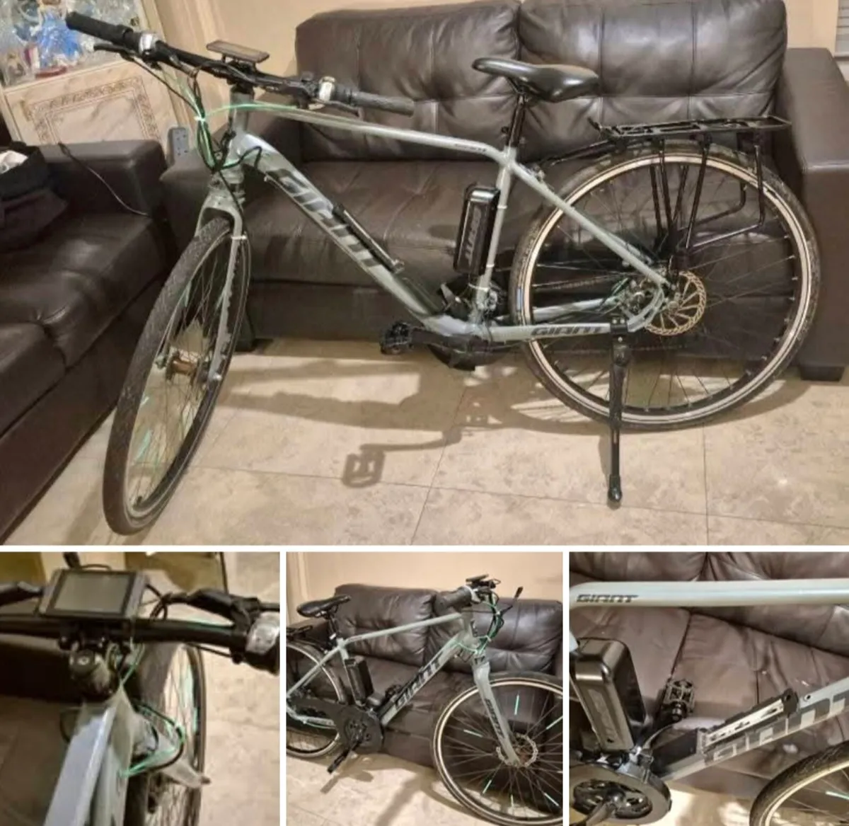 ADULTS GIANT 29 INCH 1000W ELECTRIC CRUISER BIKE N - Image 1