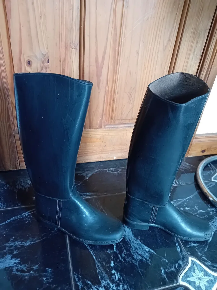 Black riding boots - Image 3