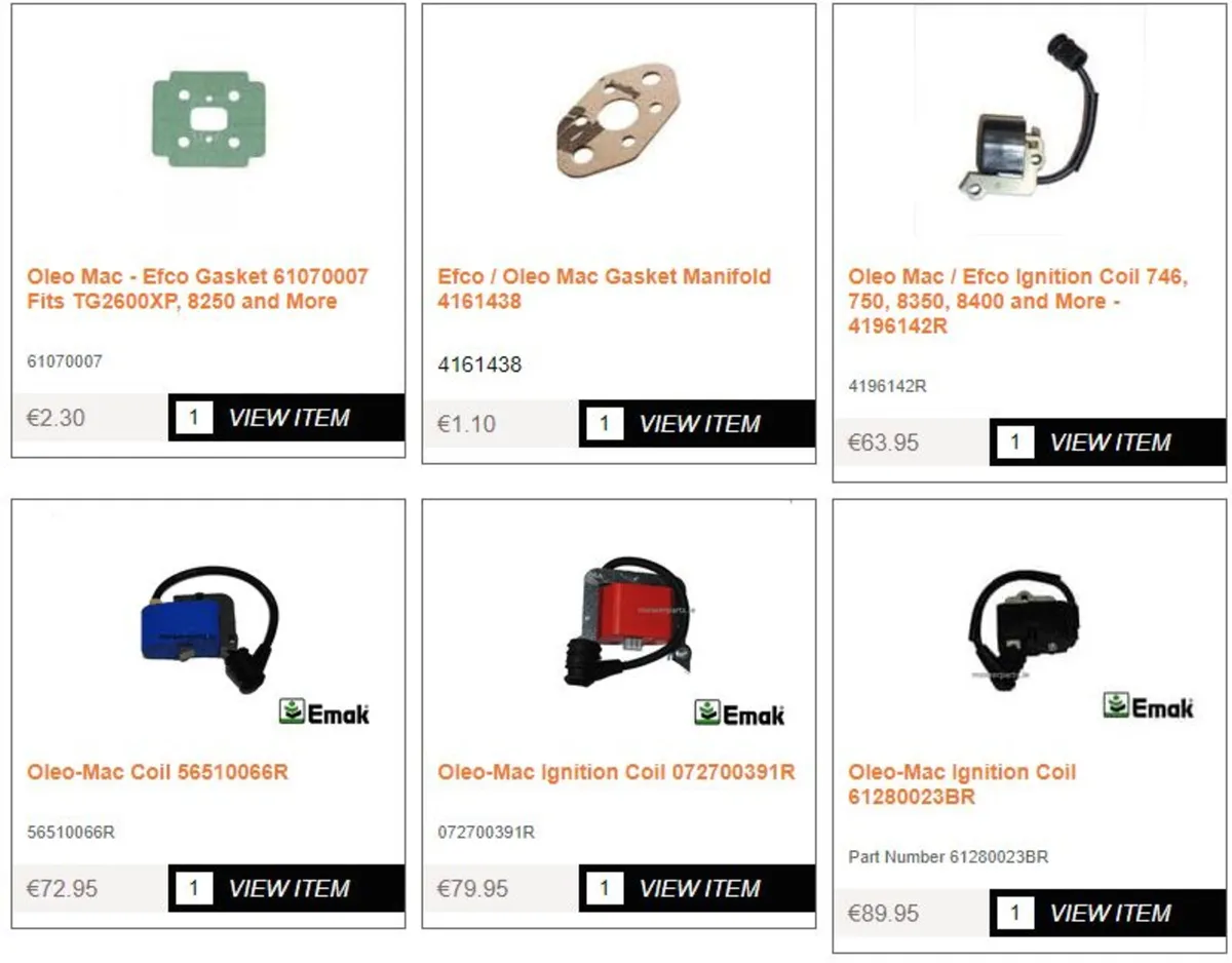 Oleo Mac / Efco Spare Parts - Image 3