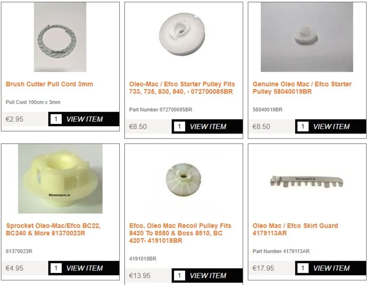 Oleo Mac / Efco Spare Parts - Image 4