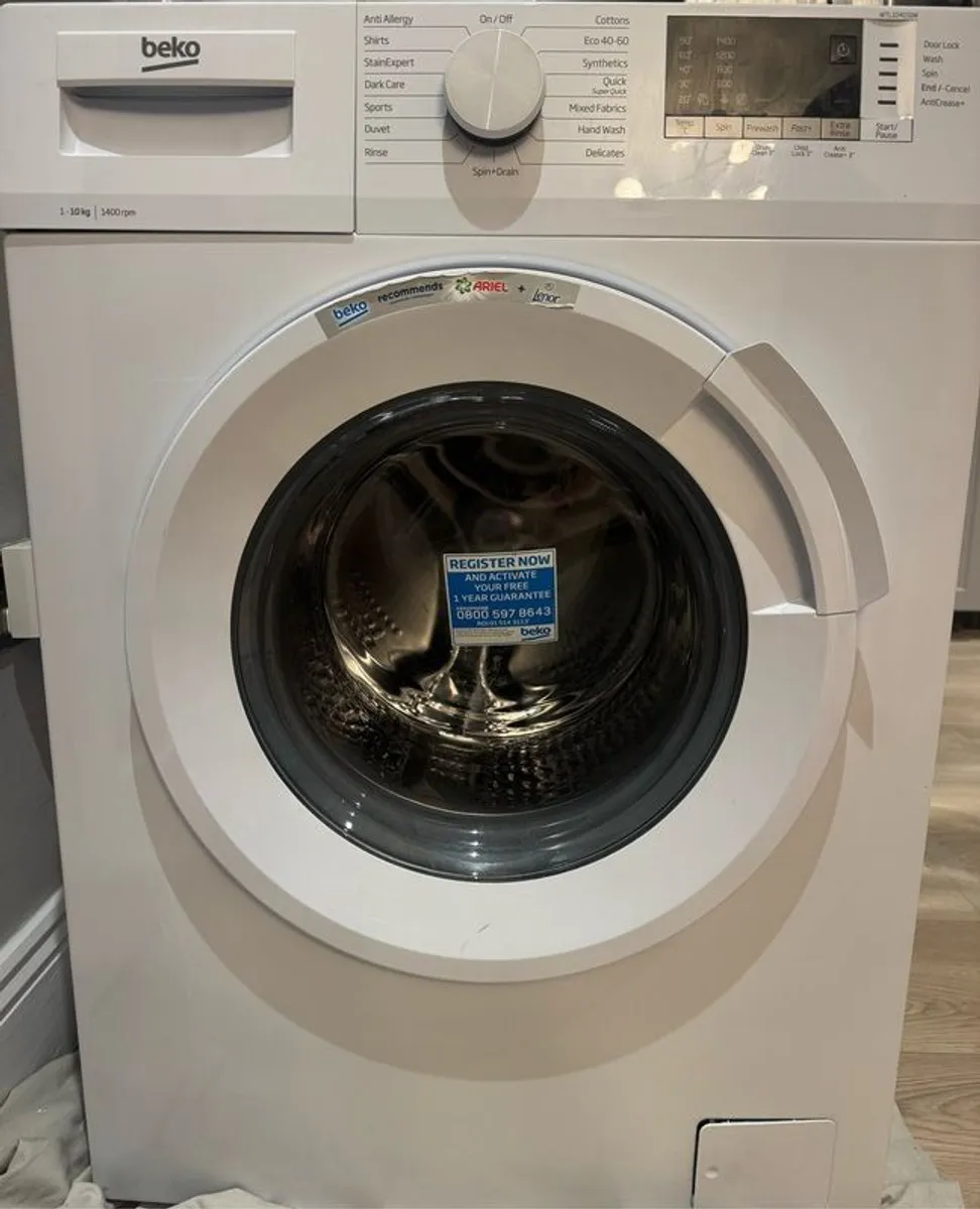 Beko 1400 quick wash washing machine 10kg
