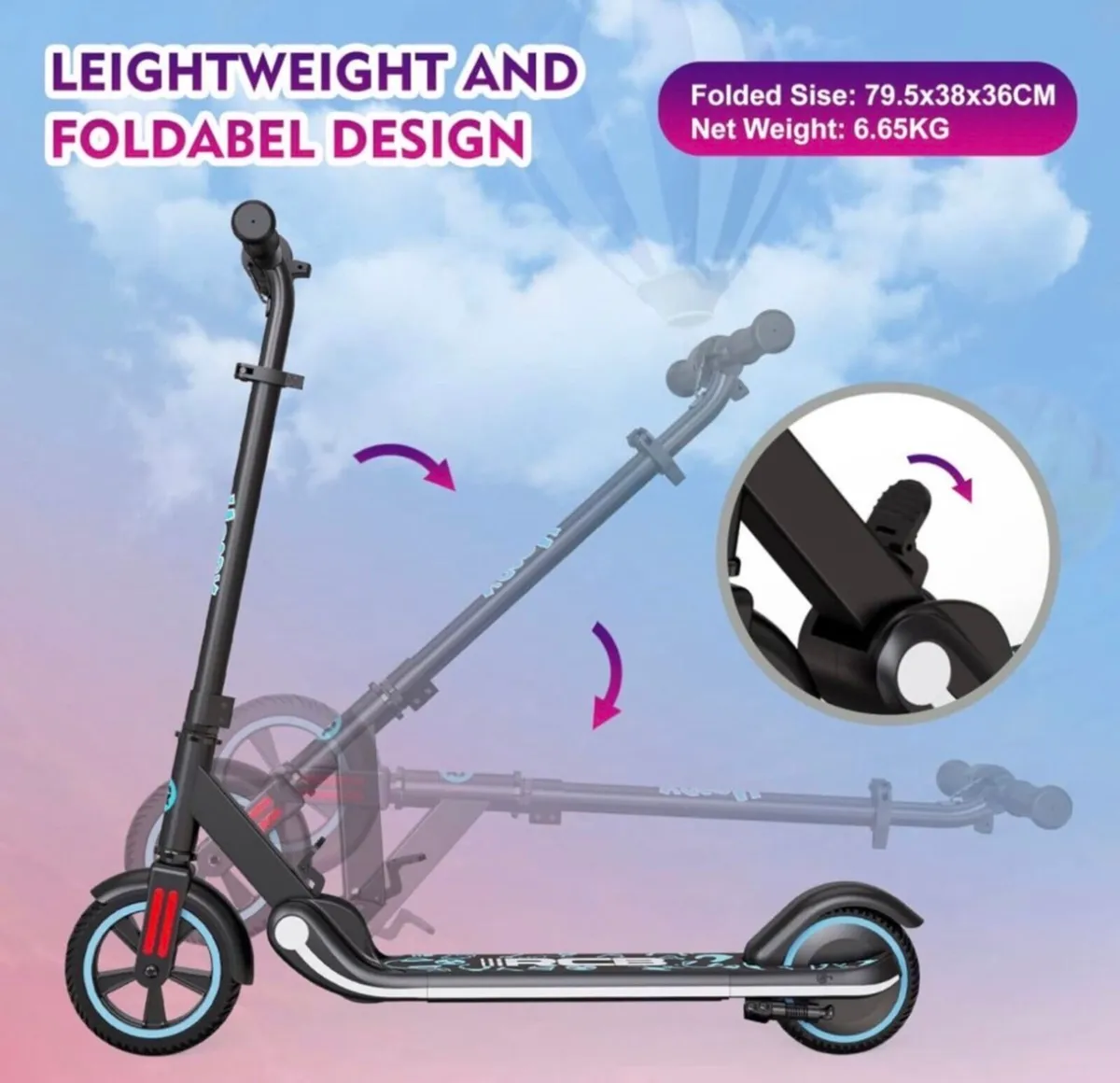 Free Delivery - New Kids E-Scooters on sale - Image 2