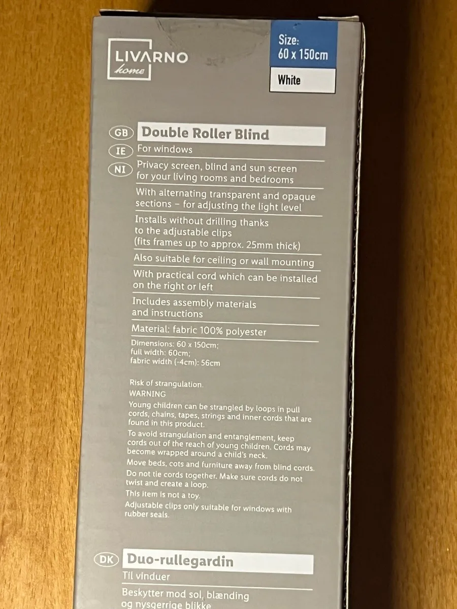 Double Roller Blind (No Drill) - Image 3