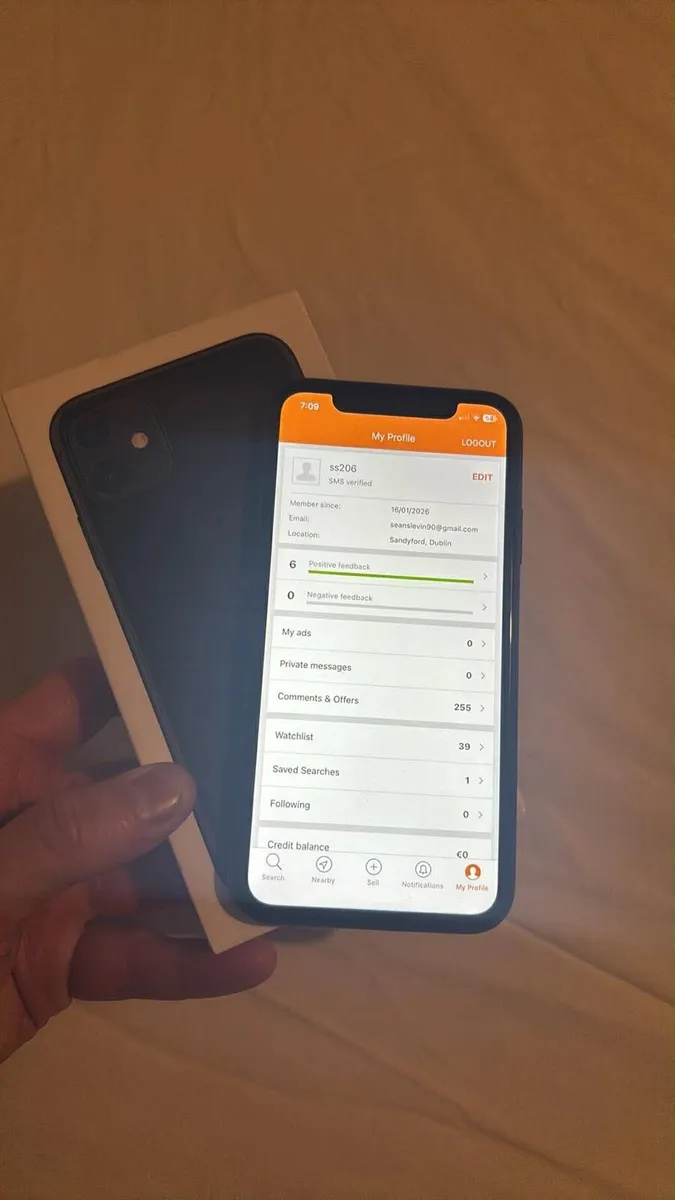 iPhone 11 black 64GB sim free mint condition - Image 1