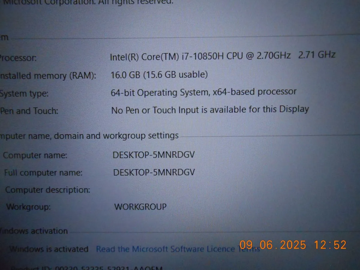 Win 11 DELL Latitude 5511 15.6 inch Intel i7 10th - Image 4