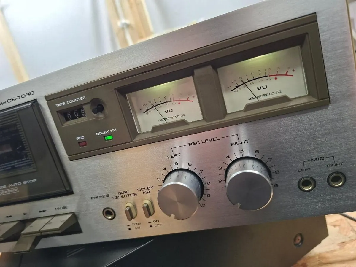 Akai CS-703D stereo cassette deck - Image 2