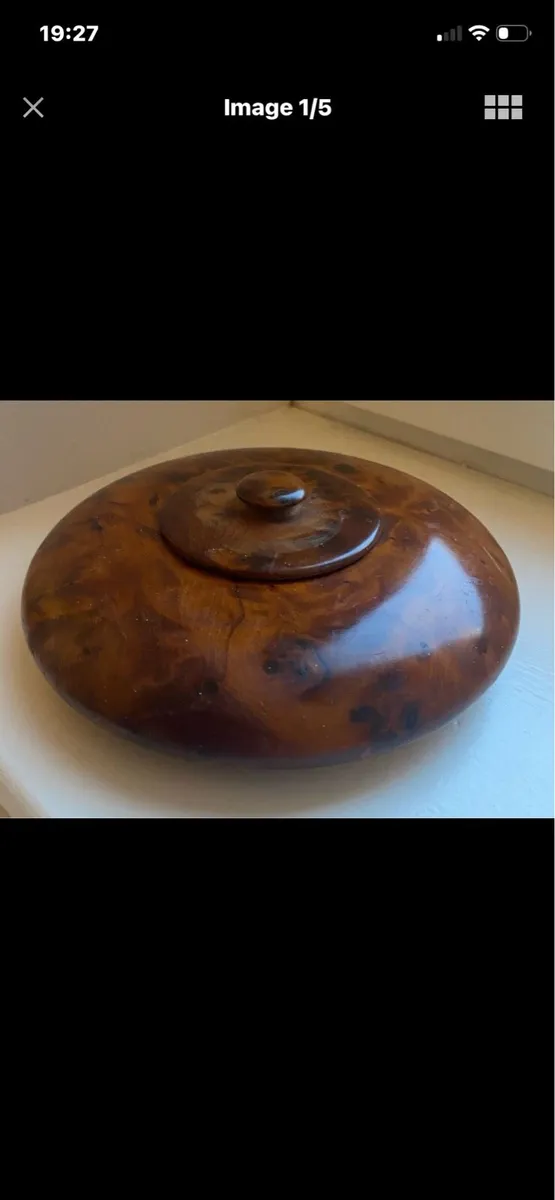 Handcrafted Walnut Trinket/ Jewellery Box - Image 1