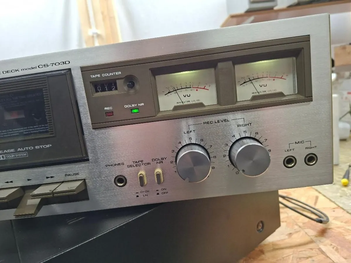 Akai CS-703D stereo cassette deck - Image 3