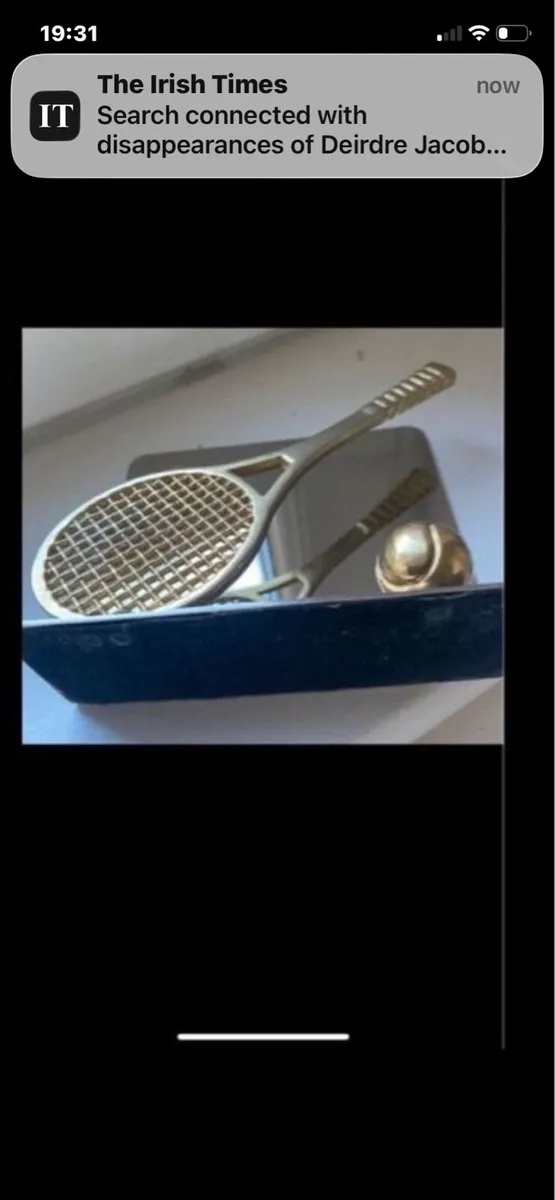 Tennis - Desktop Letter/ Notepaper Holder - Image 2