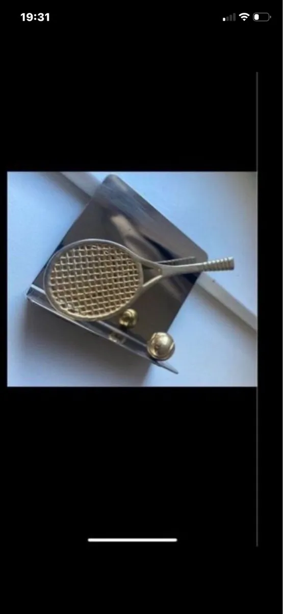 Tennis - Desktop Letter/ Notepaper Holder - Image 3