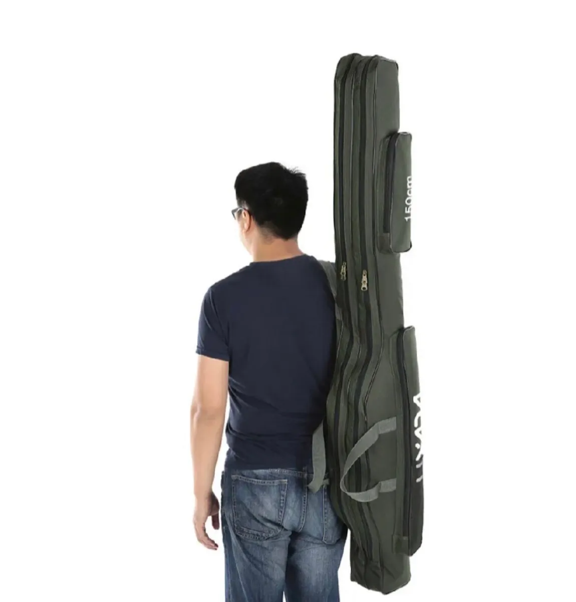 190cm Fishing Rod Holdall Bag for Rods & Reels NEW - Image 2