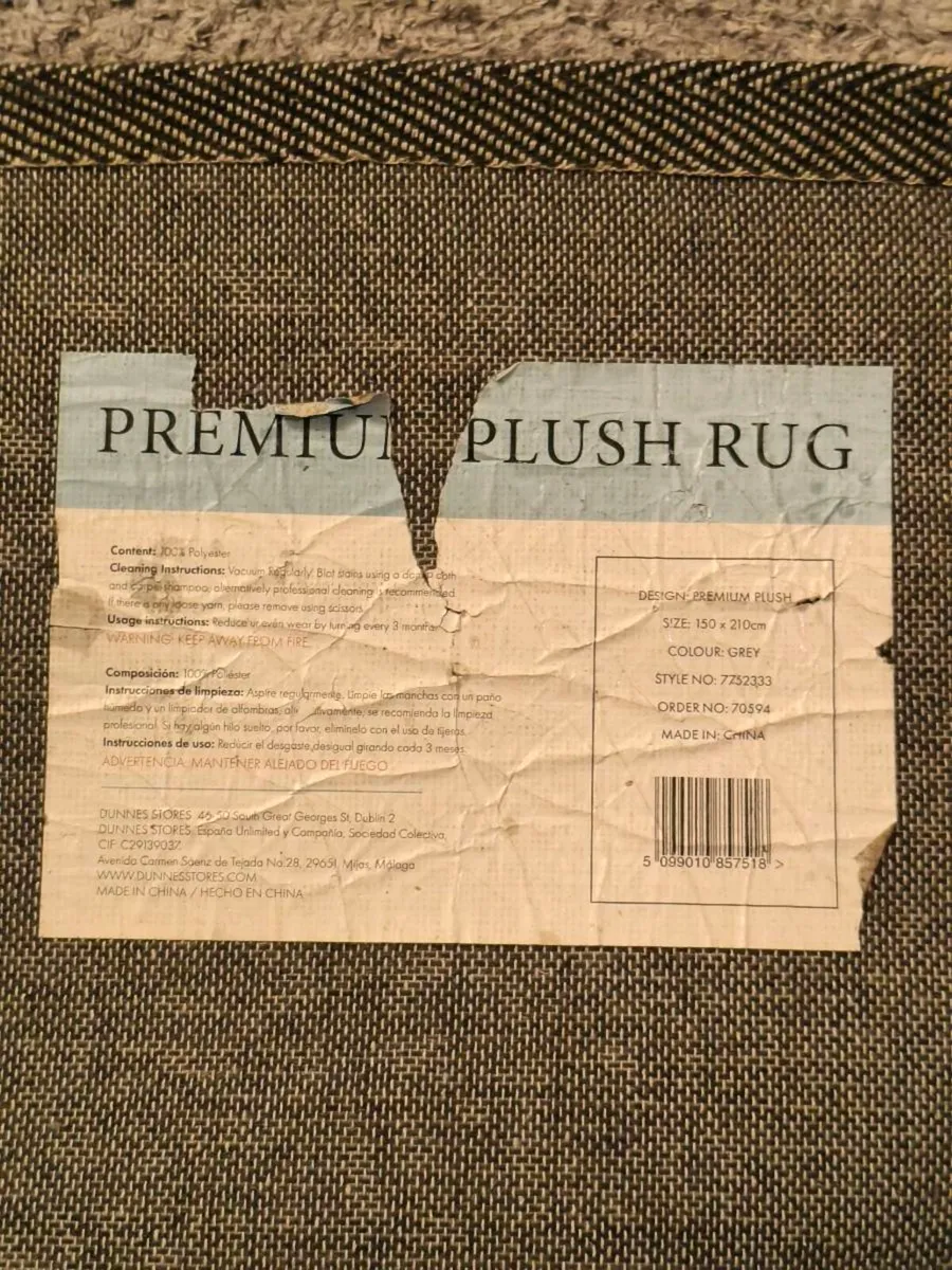 Beautiful gray, rug 35 - Image 4