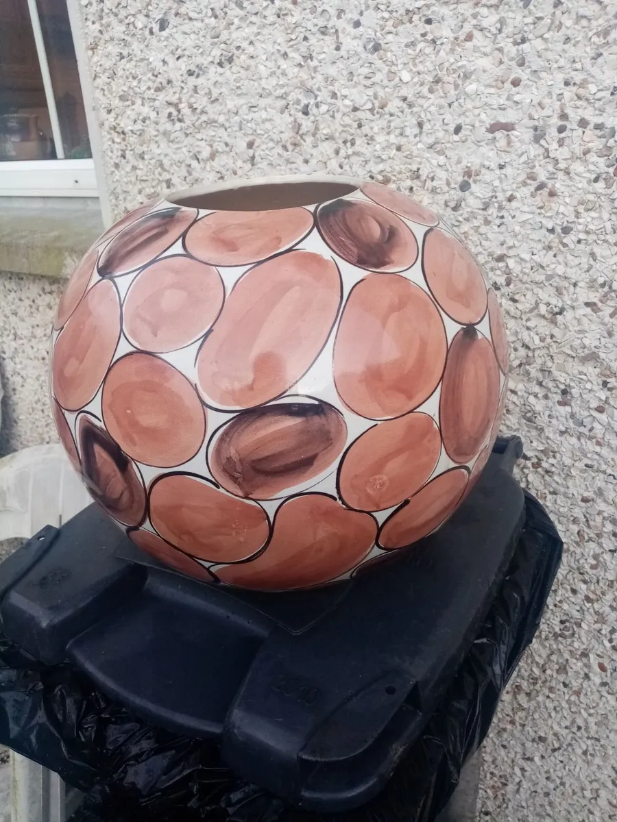 Large Flower pot, oil lamp - Image 2