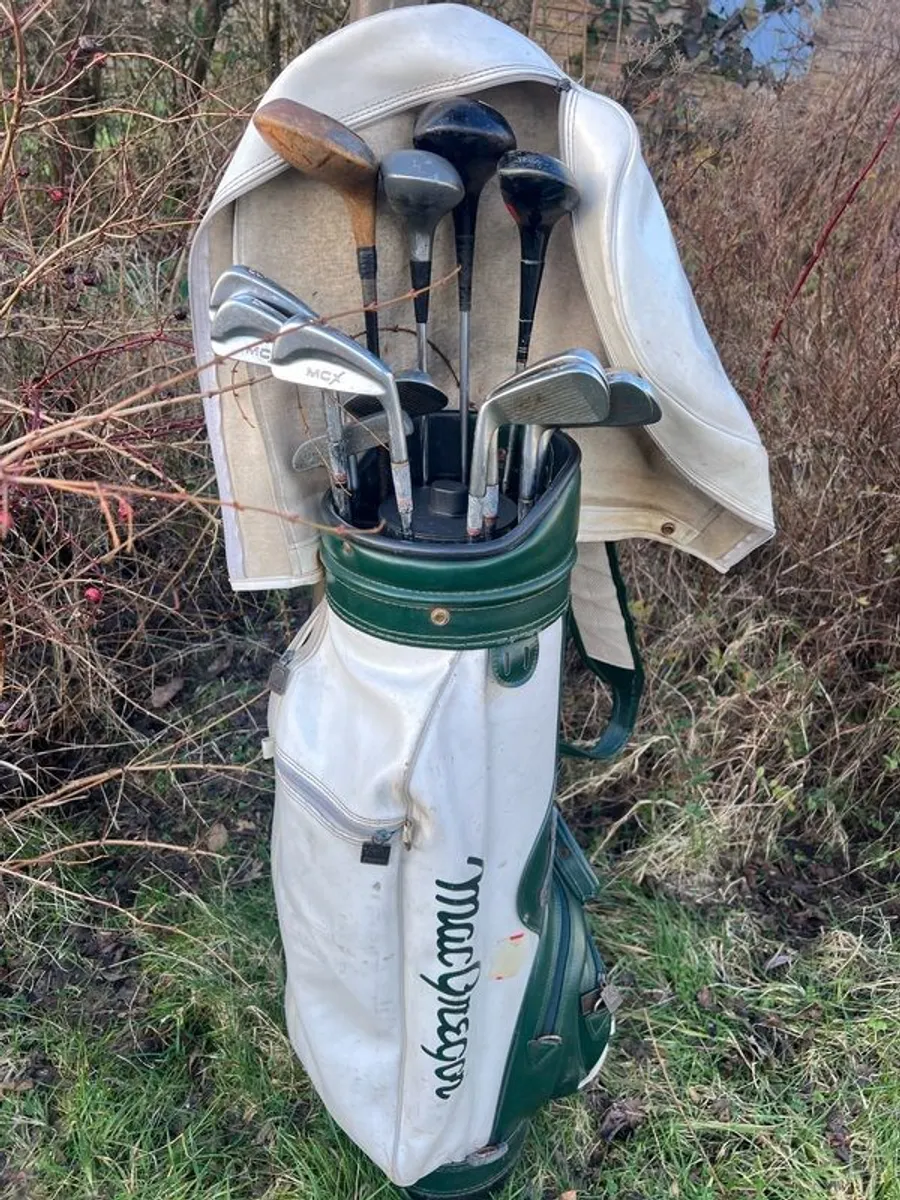 Vintage MacGregor and Wilson Golf Club Full Set with Jack Nicklaus Driver and Putter - Image 1