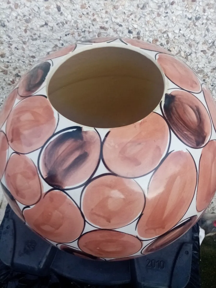 Large Flower pot, oil lamp - Image 4