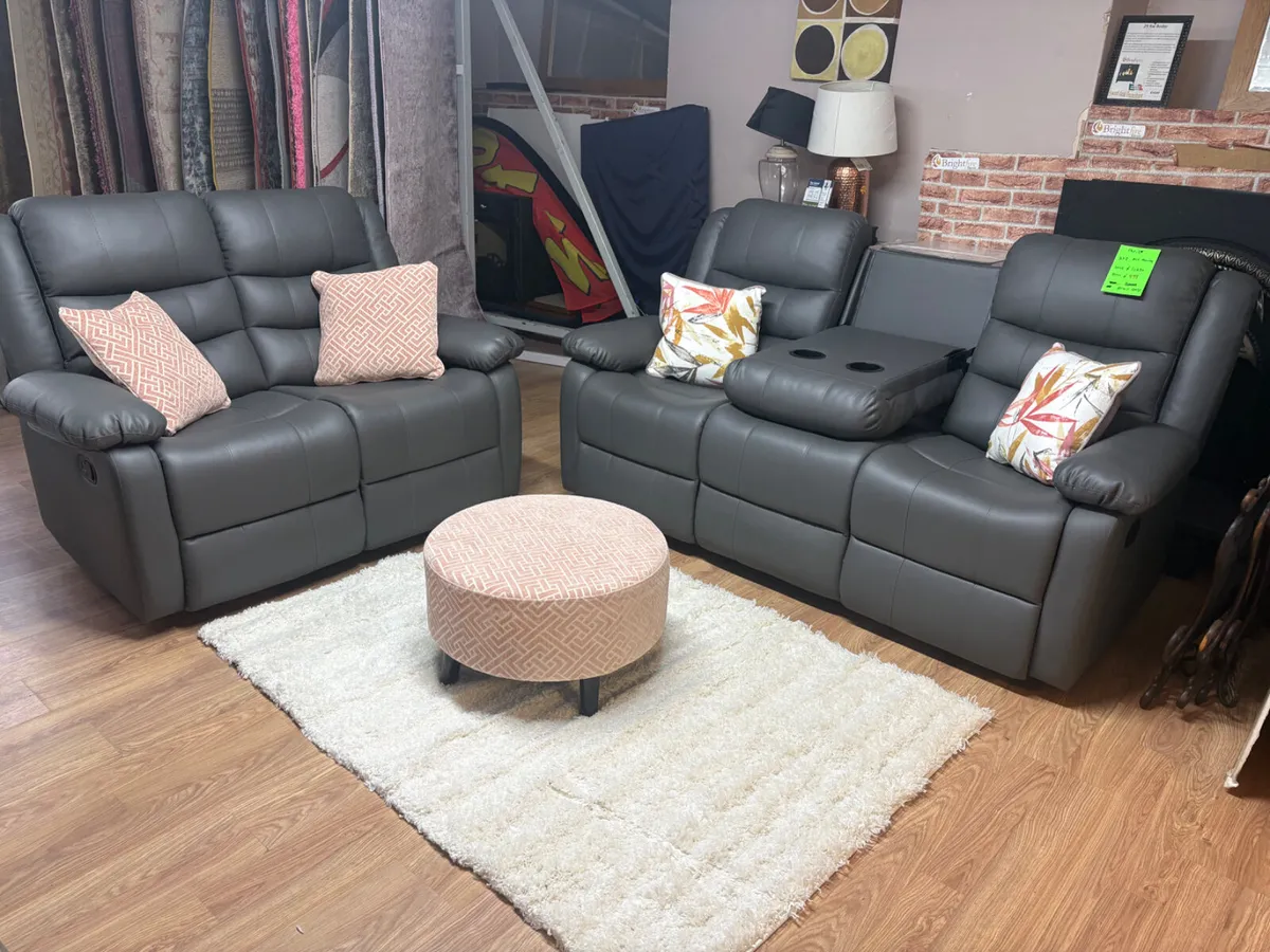 Crofton 3+2 Reclining Sofa - Image 1